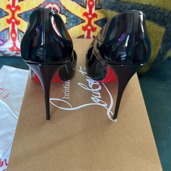Christian Louboutin So Kate 120 pumps - Patent leather, Psychic Black, size 40.5 - Picture 4 of 9